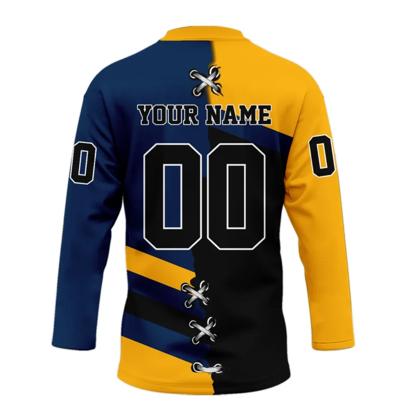 Personalized Gift Georgia Swarm Lace Neck Jersey All Over Print HONLL120824A02GEOLNJ