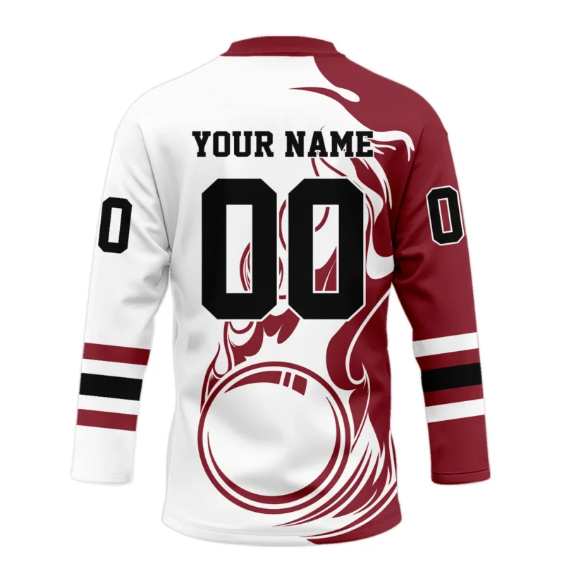 Personalized Gift Colorado Mammoth Color Mix Fire National Lacrosse League Color Mix Fire National Lacrosse League Lace Neck Jersey All Over Print HONLL130824A01COLLNJ