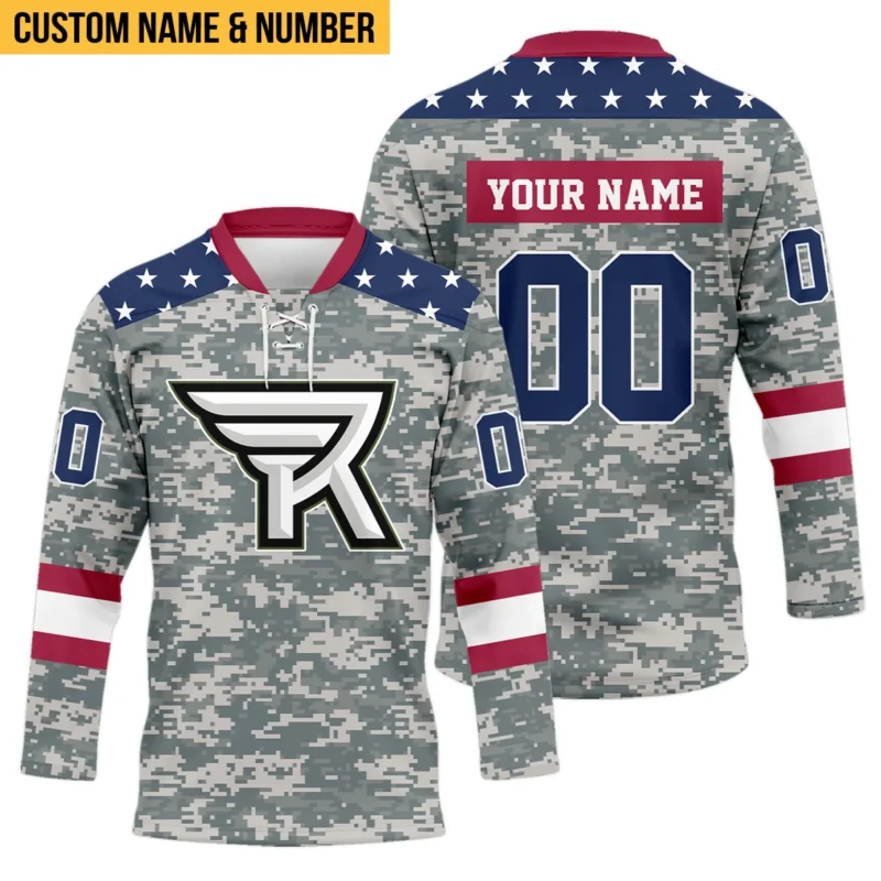 New Release Rochester Knighthawks Lace Neck Jersey All Over Print HONLL090824A01ROCLNJ