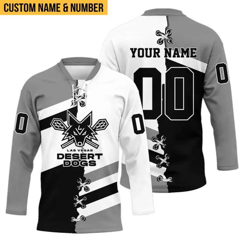 Personalized Gift Las Vegas Desert Dogs Lace Neck Jersey All Over Print HONLL120824A02LVDLNJ