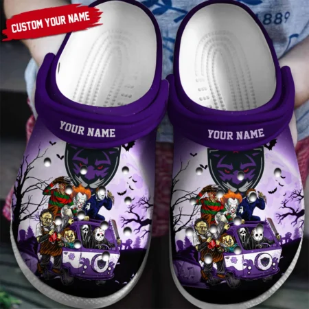 Personalized Halloween Background Panther City Lacrosse Classic Crocs All Over Print HONLL010824C02PCL