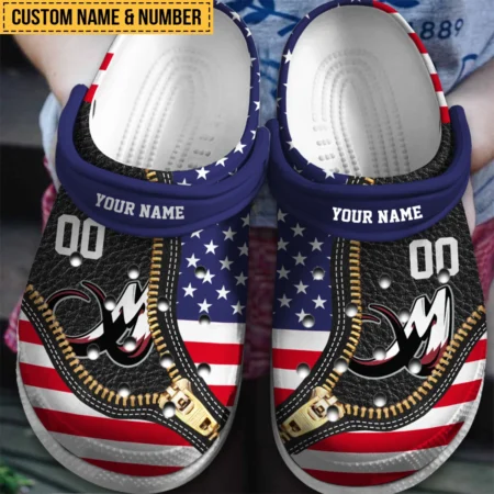 Personalized Flag USA Zip Leather Pattern Colorado Mammoth Classic Crocs All Over Print HONLL030824C01COL