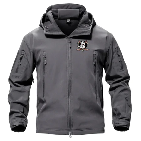 Collection Release Anaheim Ducks Hooded Military Tactical Jacket BLNHL260824A10AD