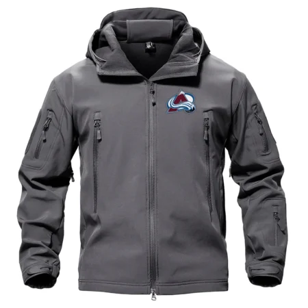 Collection Release Colorado Avalanche Hooded Military Tactical Jacket BLNHL260824A10CA