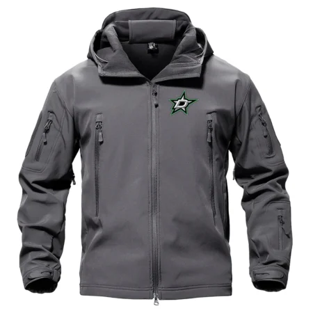 Collection Release Dallas Stars Hooded Military Tactical Jacket BLNHL260824A10DS