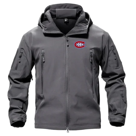 Collection Release Montreal Canadiens Hooded Military Tactical Jacket BLNHL260824A10MC