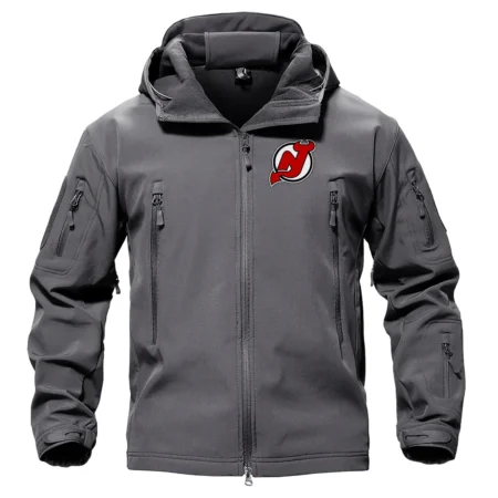 Collection Release New Jersey Devils Hooded Military Tactical Jacket BLNHL260824A10NJD