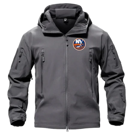 Collection Release New York Islanders Hooded Military Tactical Jacket BLNHL260824A10NYI