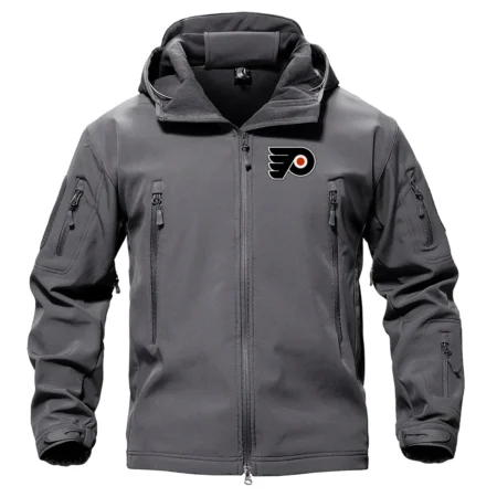 Collection Release Philadelphia Flyers Hooded Military Tactical Jacket BLNHL260824A10PF