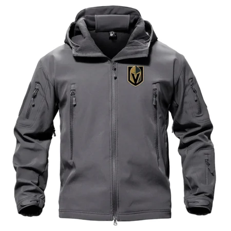 Collection Release Vegas Golden Knights Hooded Military Tactical Jacket BLNHL260824A10VGK