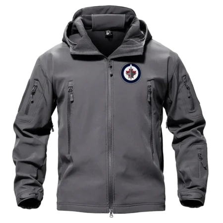 Collection Release Winnipeg Jets Hooded Military Tactical Jacket BLNHL260824A10WJ