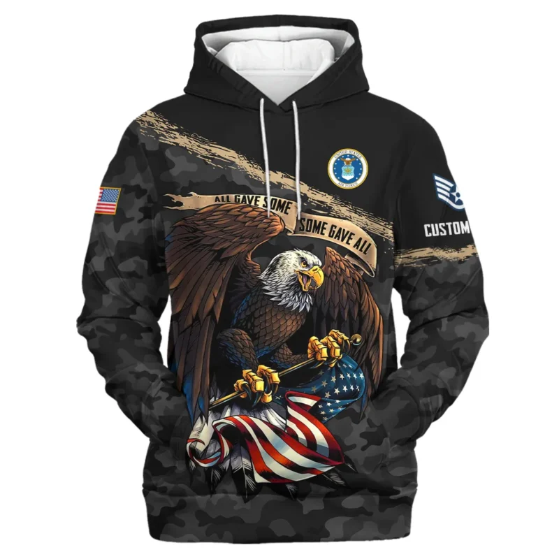 Personalized All Gave Some Some Gave All Veteran U.S. Air Force Apparel All Over Prints BLVTR110824A1AF - Hoodie