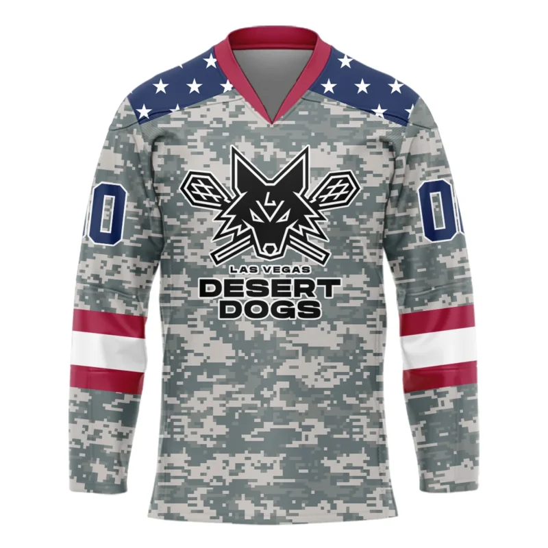 New Release Las Vegas Desert Dogs V-Neck Jersey All Over Print HONLL090824A01LVDVJ