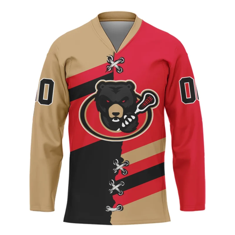 Personalized Gift Ottawa Black Bears V-Neck Jersey All Over Print HONLL120824A02OBBVJ