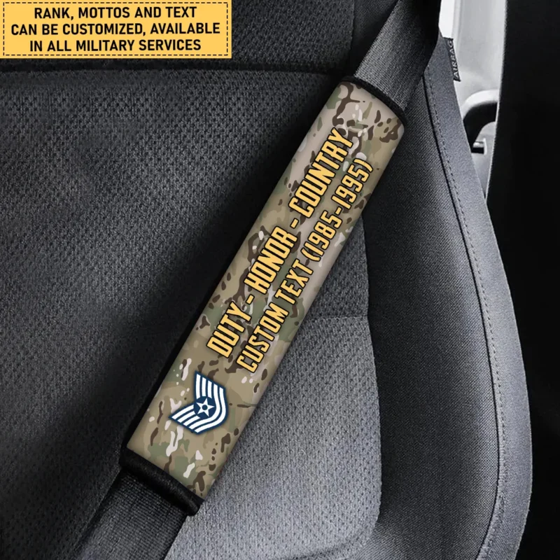 Proud To Have Served U.S. Air Force Seat Belt Cover Customize Your Car Accessories BL160824A1AFAQD