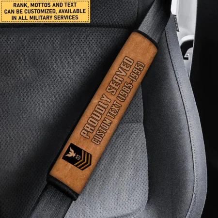 Home Of The Free Bacause Of The Brave U.S. Navy Seat Belt Cover Customize Your Car Accessories BL160824A2NVAQD