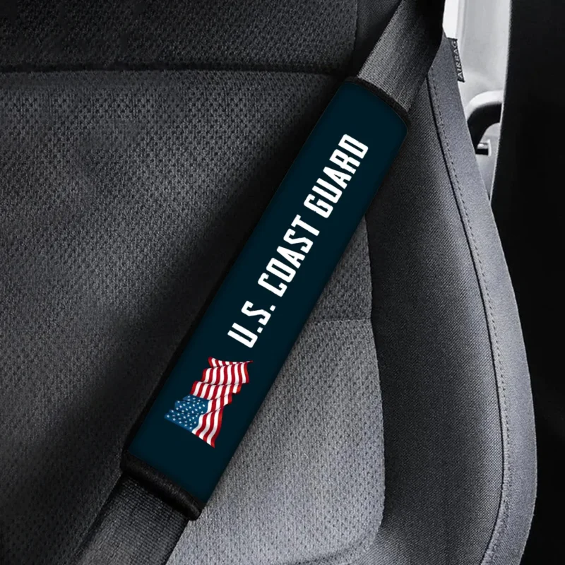 Cross And Eagle U.S. Coast Guard Seat Belt Cover Customize Your Car Accessories BL160824A3CGAQD