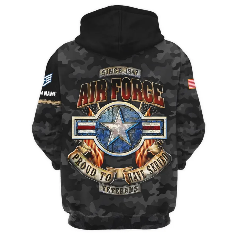 Personalized All Gave Some Some Gave All Veteran U.S. Air Force Apparel All Over Prints BLVTR110824A1AF - Hoodie