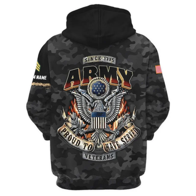 Personalized All Gave Some Some Gave All Veteran U.S. Army Apparel All Over Prints BLVTR110824A1AM - Hoodie