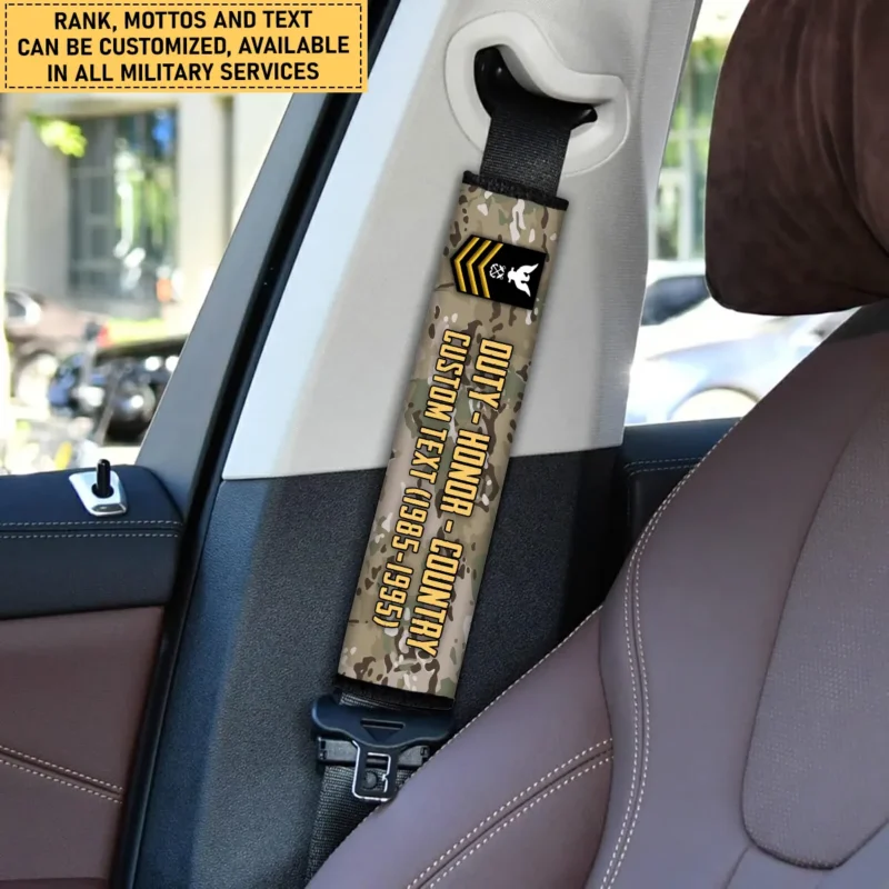 Proud To Have Served U.S. Navy Seat Belt Cover Customize Your Car Accessories BL160824A1NVAQD