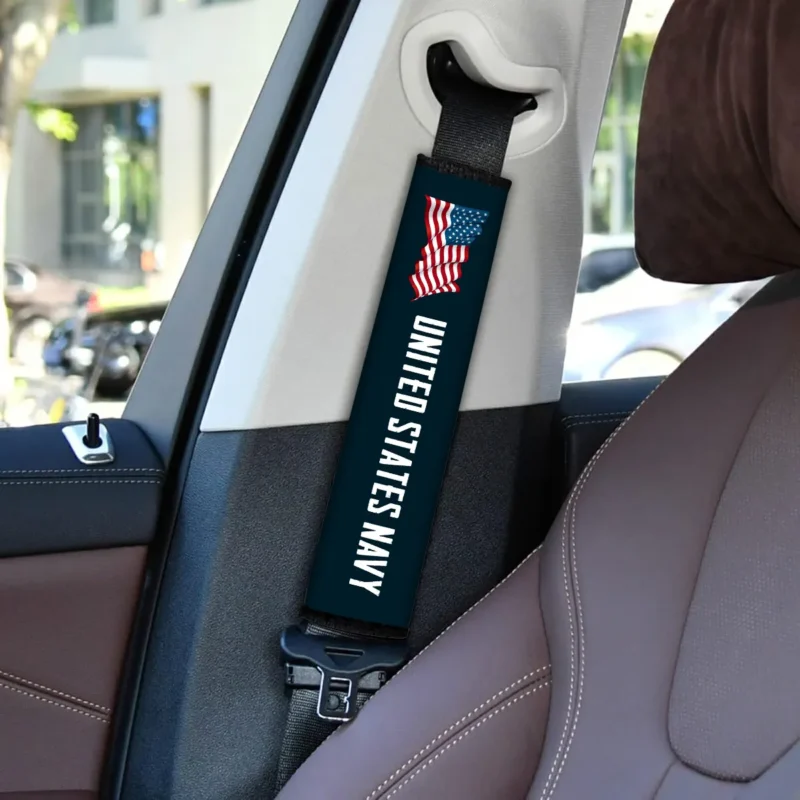 Cross And Eagle U.S. Navy Seat Belt Cover Customize Your Car Accessories BL160824A3NVAQD