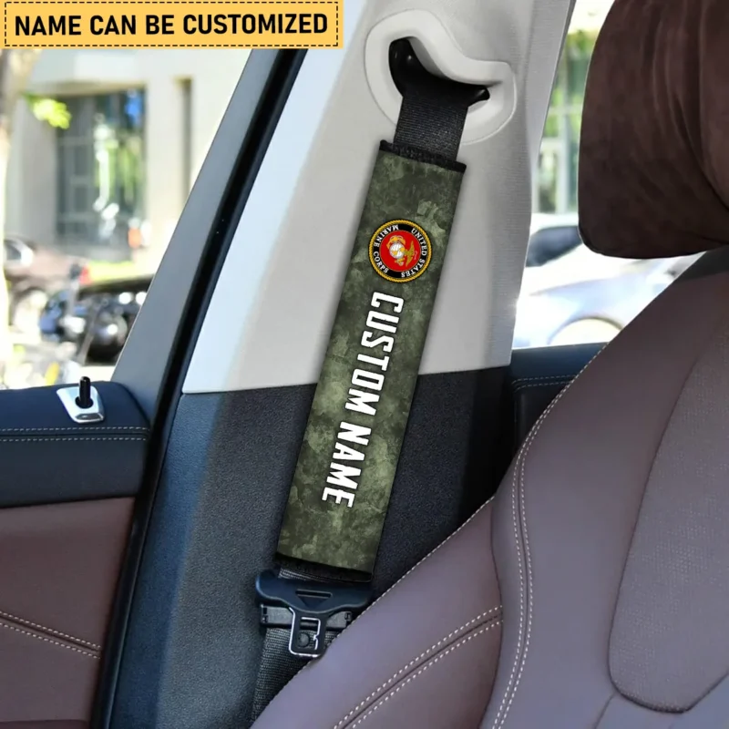 Dont Mess With America U.S. Marine Corps Seat Belt Cover Customize Your Car Accessories BL160824A4MCAQD