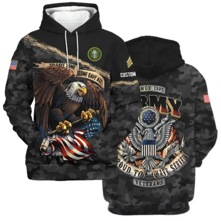 Personalized All Gave Some Some Gave All Veteran U.S. Army Apparel All Over Prints BLVTR110824A1AM - Hoodie