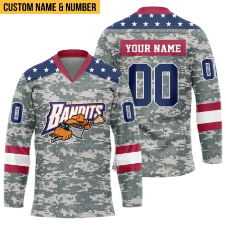 New Release Buffalo Bandits V-Neck Jersey All Over Print HONLL090824A01BUFVJ