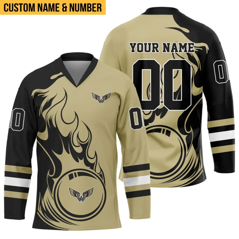 Personalized Gift Philadelphia Wings Color Mix Fire National Lacrosse League V-Neck Jersey All Over Print HONLL130824A01PHIVJ