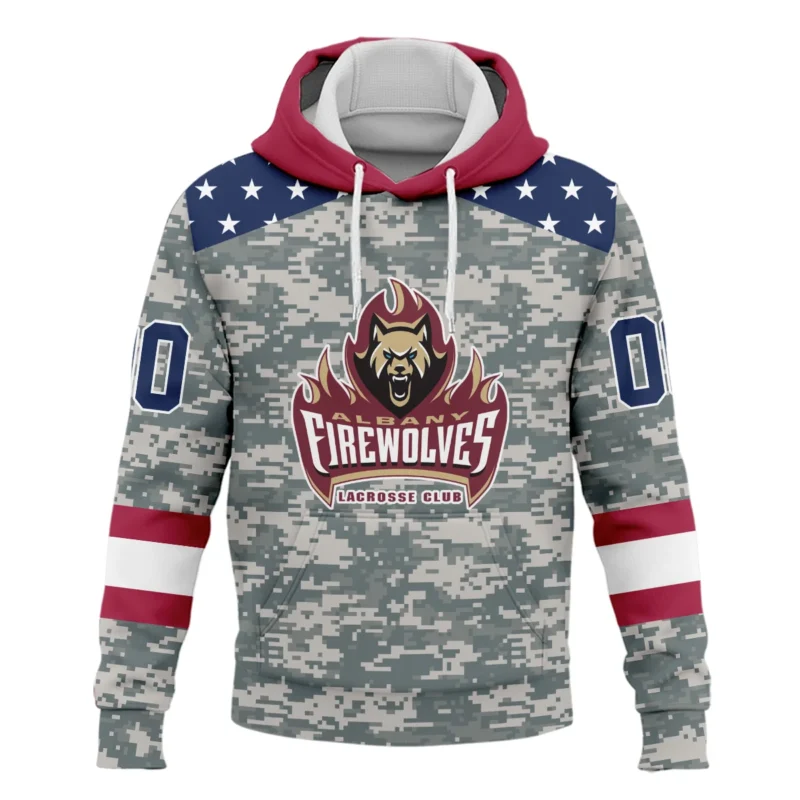 New Release Hoodie Albany FireWolves National Lacrosse League All Over Prints HONLL090824A01ALBHD