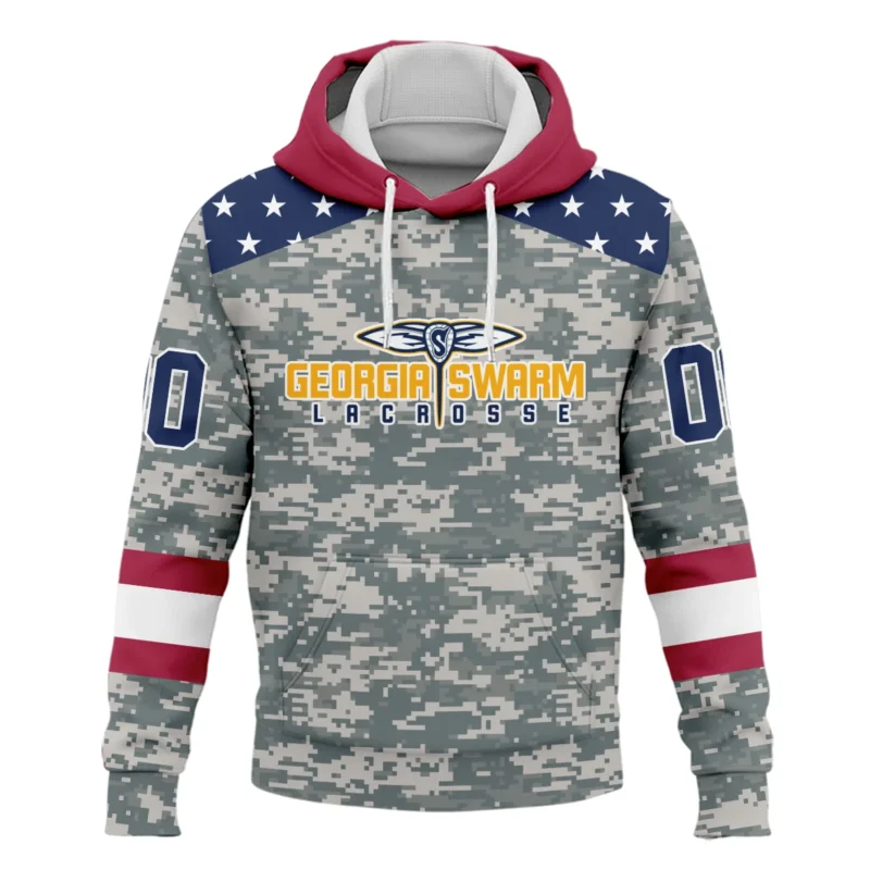 New Release Hoodie Georgia Swarm National Lacrosse League All Over Prints HONLL090824A01GEOHD