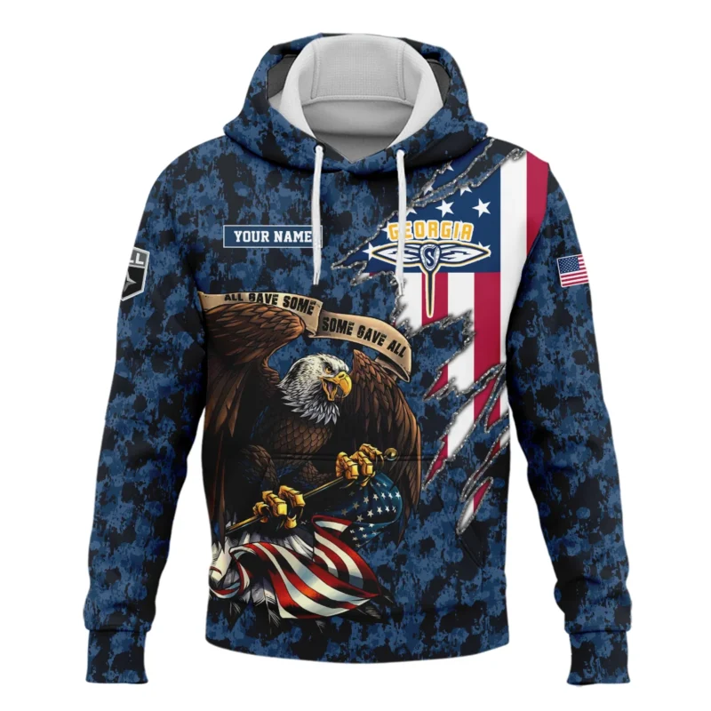 Personalized Gift Hoodie Georgia Swarm National Lacrosse League All Over Prints HONLL120824A01GEOHD