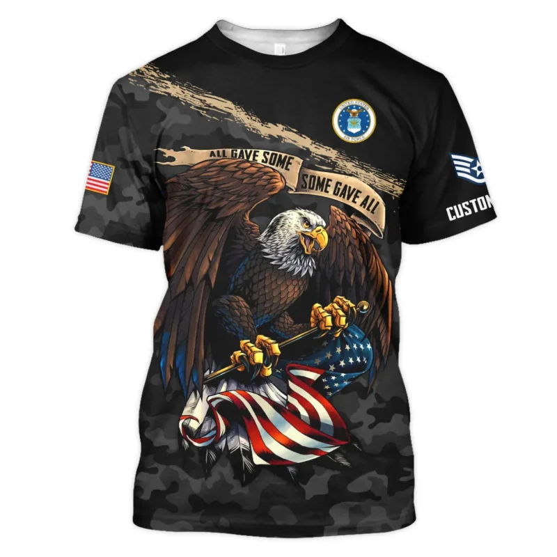 Personalized All Gave Some Some Gave All Veteran U.S. Air Force Apparel All Over Prints BLVTR110824A1AF - T Shirt