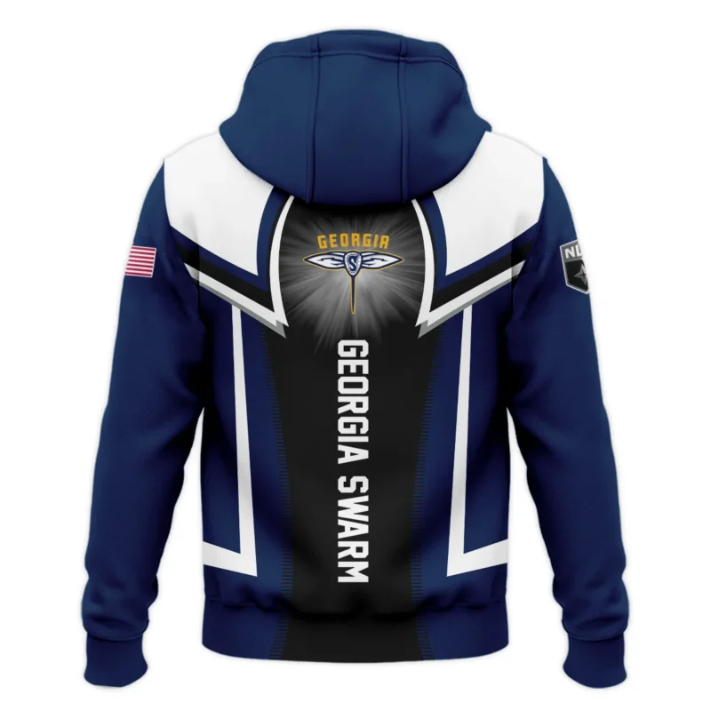 Personalized Gift Zipper Hoodie Georgia Swarm National Lacrosse League All Over Prints HONLL140824A01GEOZHD