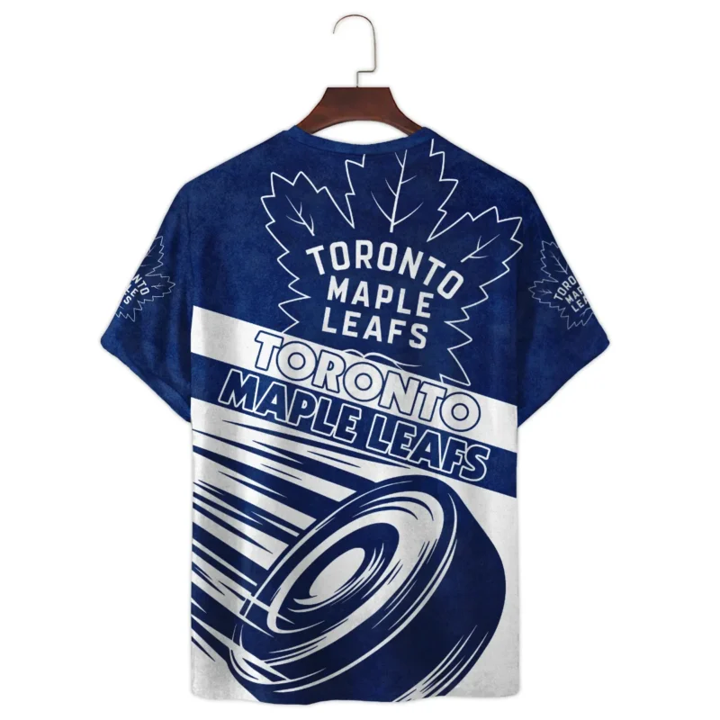 Ice Hockey Puck Toronto Maple Leafs National Hockey League All Over Prints BLNHL020924TMLTS - T Shirt