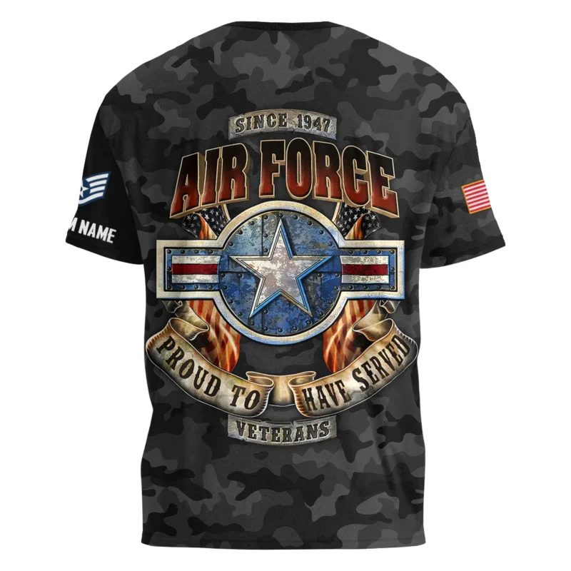 Personalized All Gave Some Some Gave All Veteran U.S. Air Force Apparel All Over Prints BLVTR110824A1AF - T Shirt