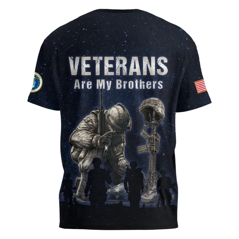 Jesus My Savior Veterans My Brothers U.S. Air Force Apparel All Over Prints BLVTR130824A3AF - T Shirt