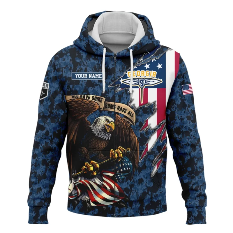 Personalized Gift Zipper Hoodie Georgia Swarm National Lacrosse League All Over Prints HONLL120824A01GEOZHD