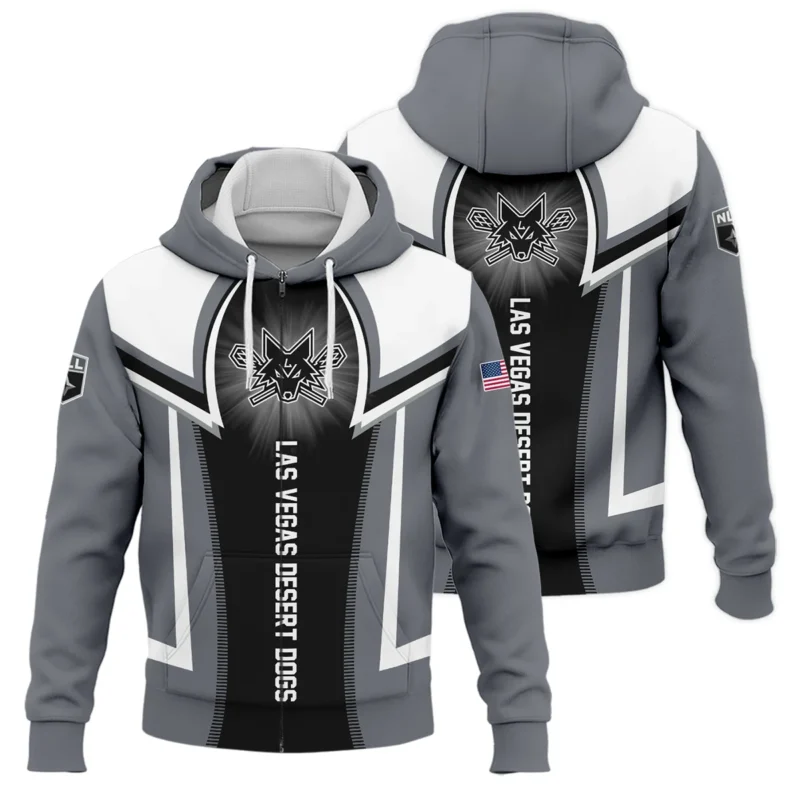 Personalized Gift Zipper Hoodie Las Vegas Desert Dogs National Lacrosse League All Over Prints HONLL140824A01LVDZHD