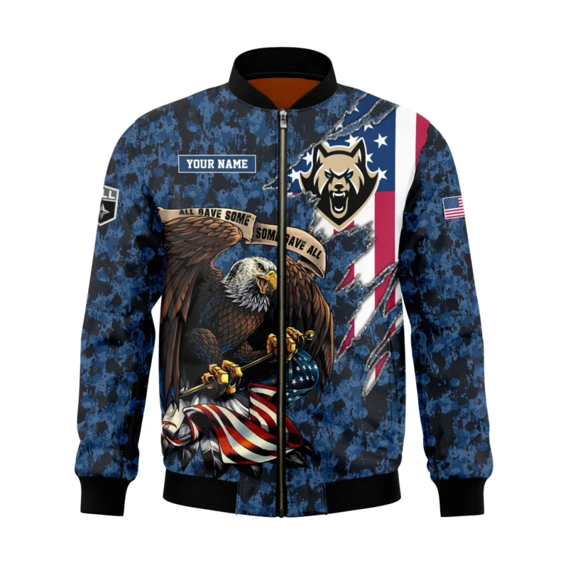 Personalized Gift Bomber Jacket  Albany FireWolves National Lacrosse League All Over Prints HONLL120824A01ALBBB