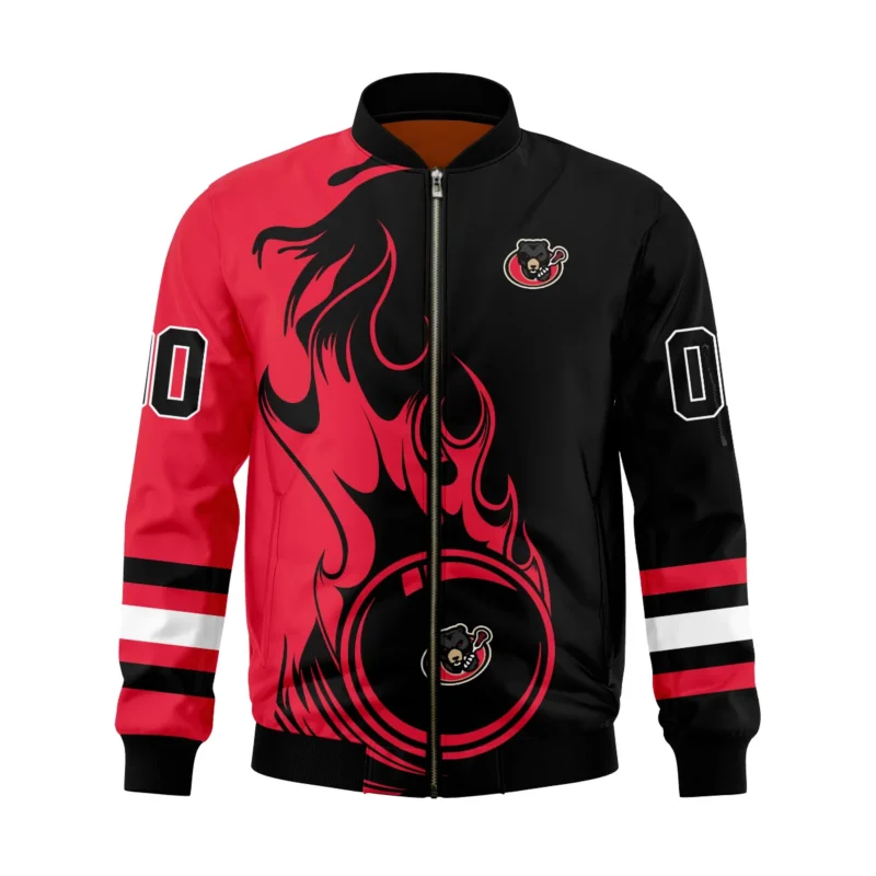 Personalized Gift Bomber Jacket  Ottawa Black Bears National Lacrosse League All Over Prints HONLL130824A01OBBBB