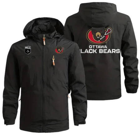 Special Release Ottawa Black Bears National Lacrosse League Waterproof Outdoor Jacket QTNLL080924A2OBB