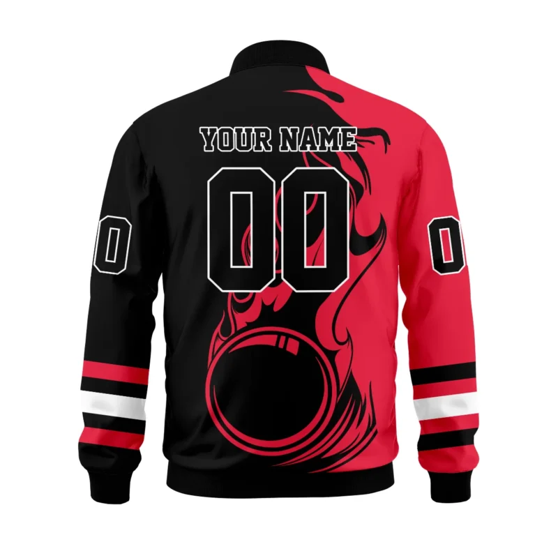 Personalized Gift Bomber Jacket  Ottawa Black Bears National Lacrosse League All Over Prints HONLL130824A01OBBBB