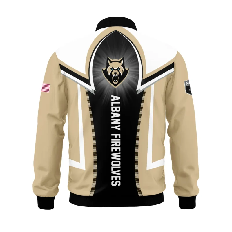 Personalized Gift Bomber Jacket  Albany FireWolves National Lacrosse League All Over Prints HONLL140824A01ALBBB