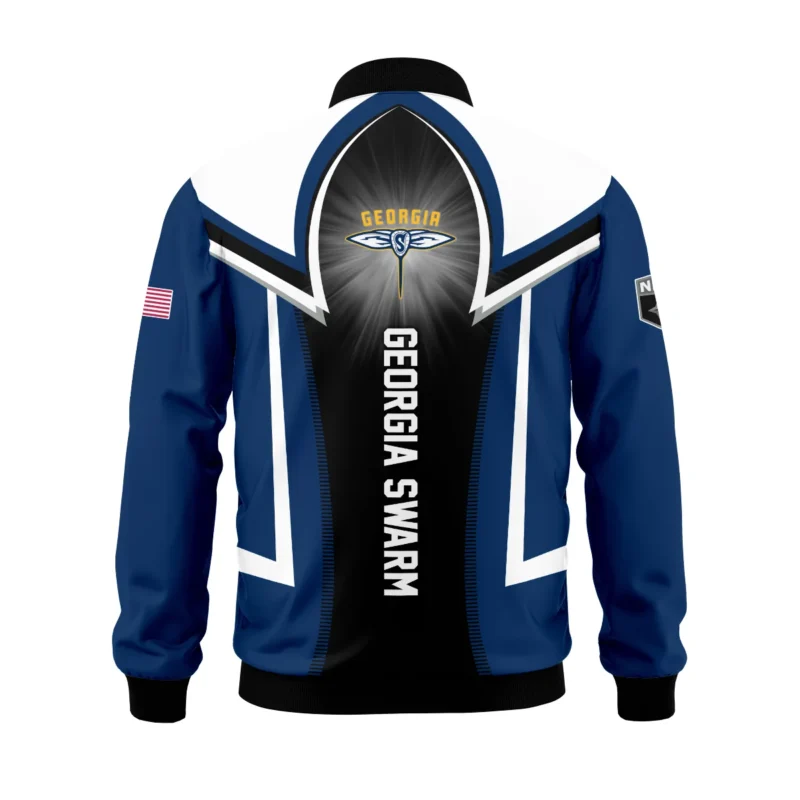 Personalized Gift Bomber Jacket  Georgia Swarm National Lacrosse League All Over Prints HONLL140824A01GEOBB