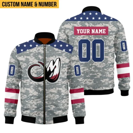 New Release Bomber Jacket  Colorado Mammoth National Lacrosse League All Over Prints HONLL090824A01COLBB