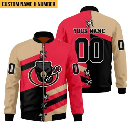 Personalized Gift Bomber Jacket  Ottawa Black Bears National Lacrosse League All Over Prints HONLL120824A02OBBBB