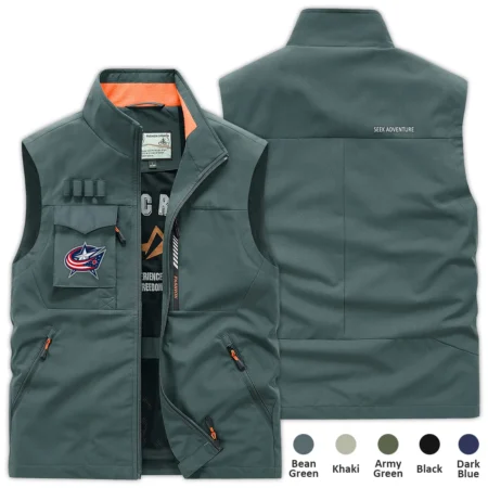 Collection Release Columbus Blue Jackets National Hockey League Outdoor Vest BLNHL260824A3CBJ