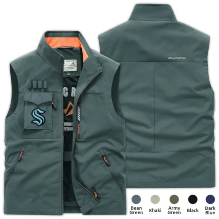 Collection Release Seattle Kraken National Hockey League Outdoor Vest BLNHL260824A3SK