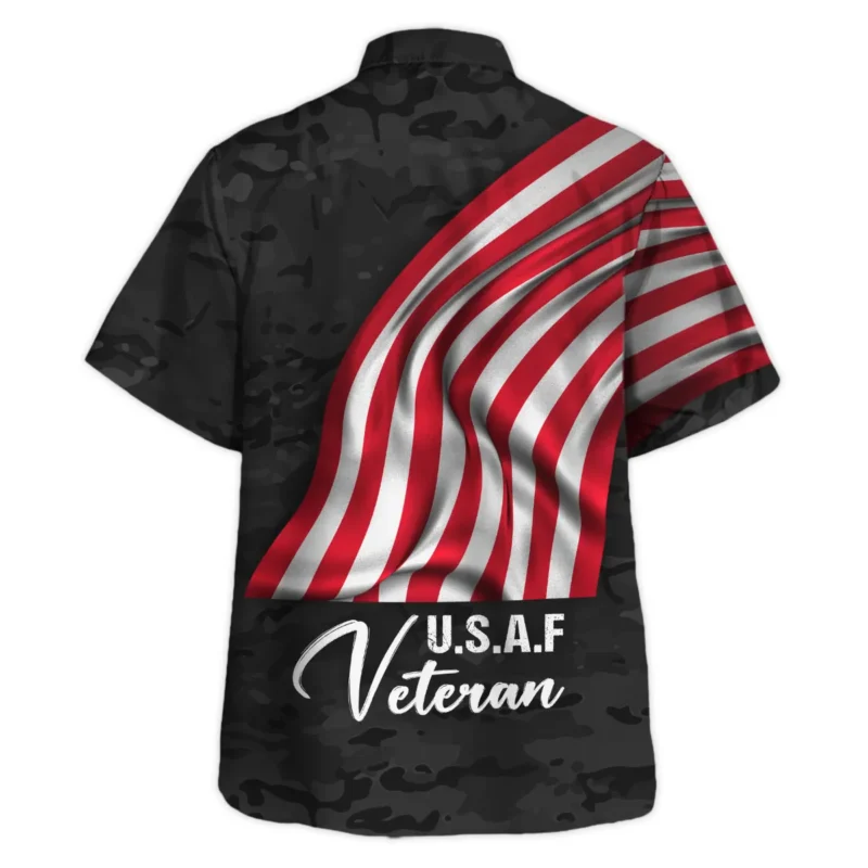 Proudly Served Eagle And US Flag Veteran U.S. Air Force Apparel All Over Prints BLVTR150824A2AF - Hawaiian Shirt